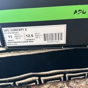 APL | Shoes | Apl Concept X Size 1 Men Navywhiteleaser Red  display picture 1
